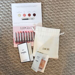 Dior Lip Glow Collection with Chanel Fragrance Samples